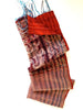 Red Sari Vintage Scarf
