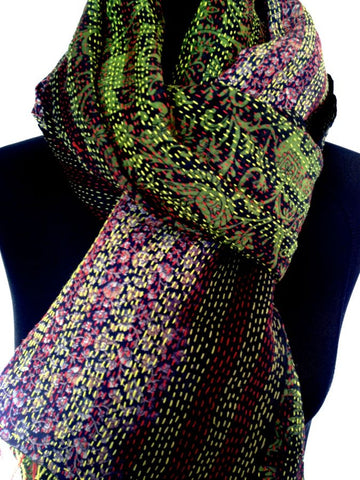 Brown ,Burgundy ,Yellow ,Red Vintage Scarf Brown ,Burgundy ,Yellow ,Red Vintage Scarf