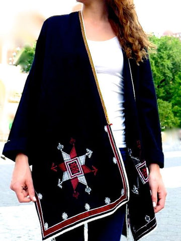 Red embroidery  Hill tribe jacket Red embroidery  Hill tribe jacket