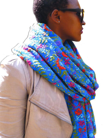 BlueTraditional Indian embroidery BlueTraditional Indian embroidery