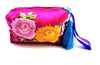Pink Floral embroidered purse