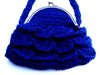 Blue/Green Handmade Crocheted Purse