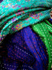 Green Sari Vintage Scarf on Lola & Lenny