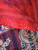 Red Sari Vintage Scarf