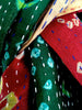 Green/red Sari Vintage Scarf on Benny&Ethan