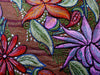 Pink purple ..Floral embroidered shawls from the  Mayan town of Zinacantan  Mexico