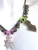 Triple Ethiopian cross necklace