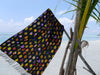 Black Sarong with multicolor fish print from Maldive Islands