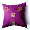 Purple/Swarovski elements cushion