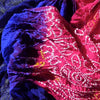 Pink  Tie-Dye silk scarf from Jaipur