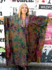 Kaftan style tunic dress with hand embroidery