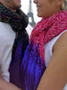 Pink  Tie-Dye silk scarf from Jaipur