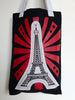 Yellow or black Eiffel tower cotton bags