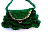 Blue/Green Handmade Crocheted Purse