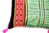 Green Vintage Patchwork Cushion