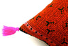 Red /Orange Vintage Patchwork Cushion