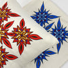 Red, blue,green, purple Ethiopian handwoven cushion
