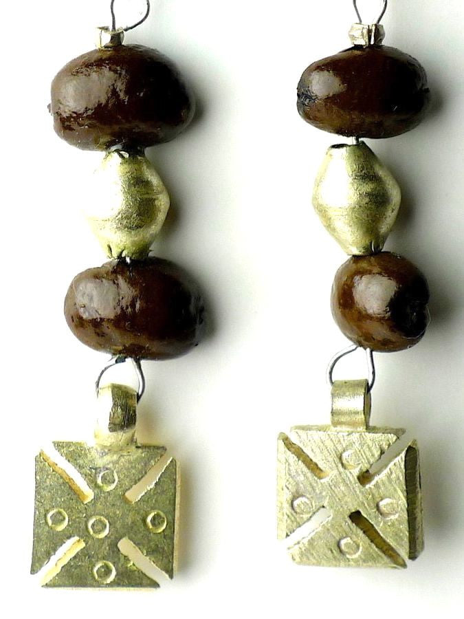 Handmade earrings by Entoto Beth Artisans