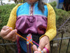 Multicolored cotton woven belt
