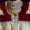Traditional vintage Yellow satin blouse