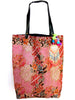 Pink African style Batik print bag with Thai detailing