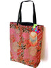 Pink African style Batik print bag with Thai detailing