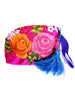 Pink Floral embroidered purse