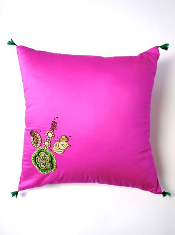 Pink /Swarovski elements cushion