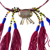 Pink Tassel Ethiopian Necklace