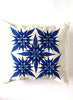 Red, blue,green, purple Ethiopian handwoven cushion