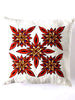 Red, blue,green, purple Ethiopian handwoven cushion